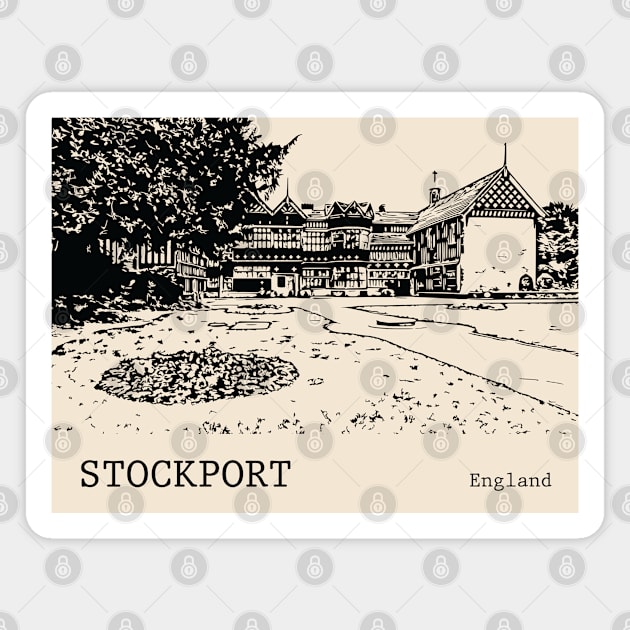 Stockport England Magnet by Lakeric